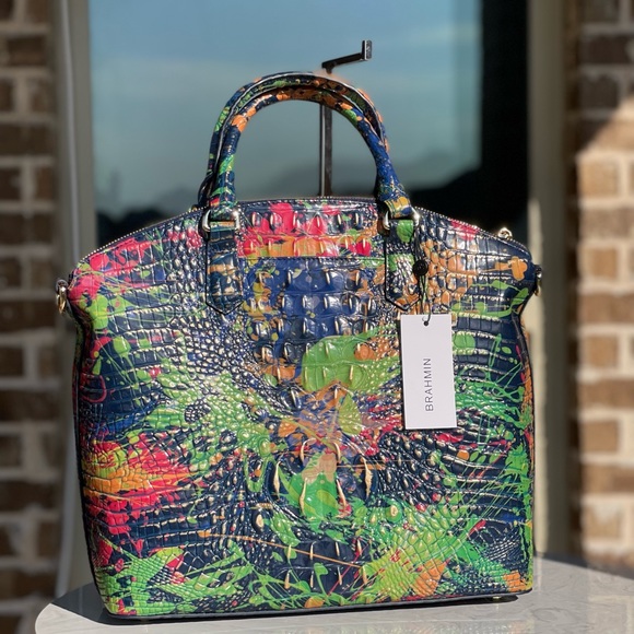 Brahmin Large Duxbury Satchel Festival NWT Handbag - Picture 5 of 7